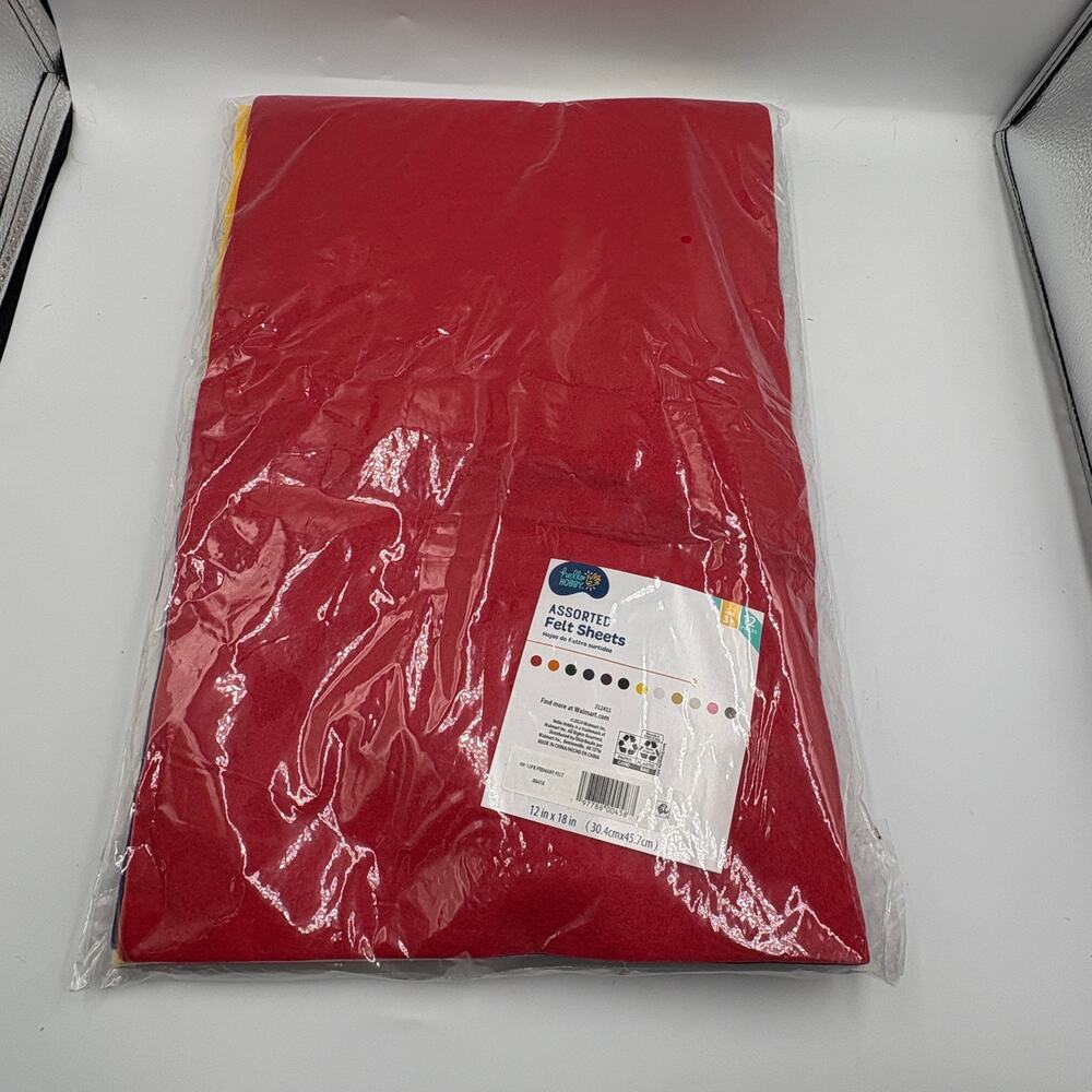 Hello Hobby Craft Assorted Felt Sheets 11 Colors
